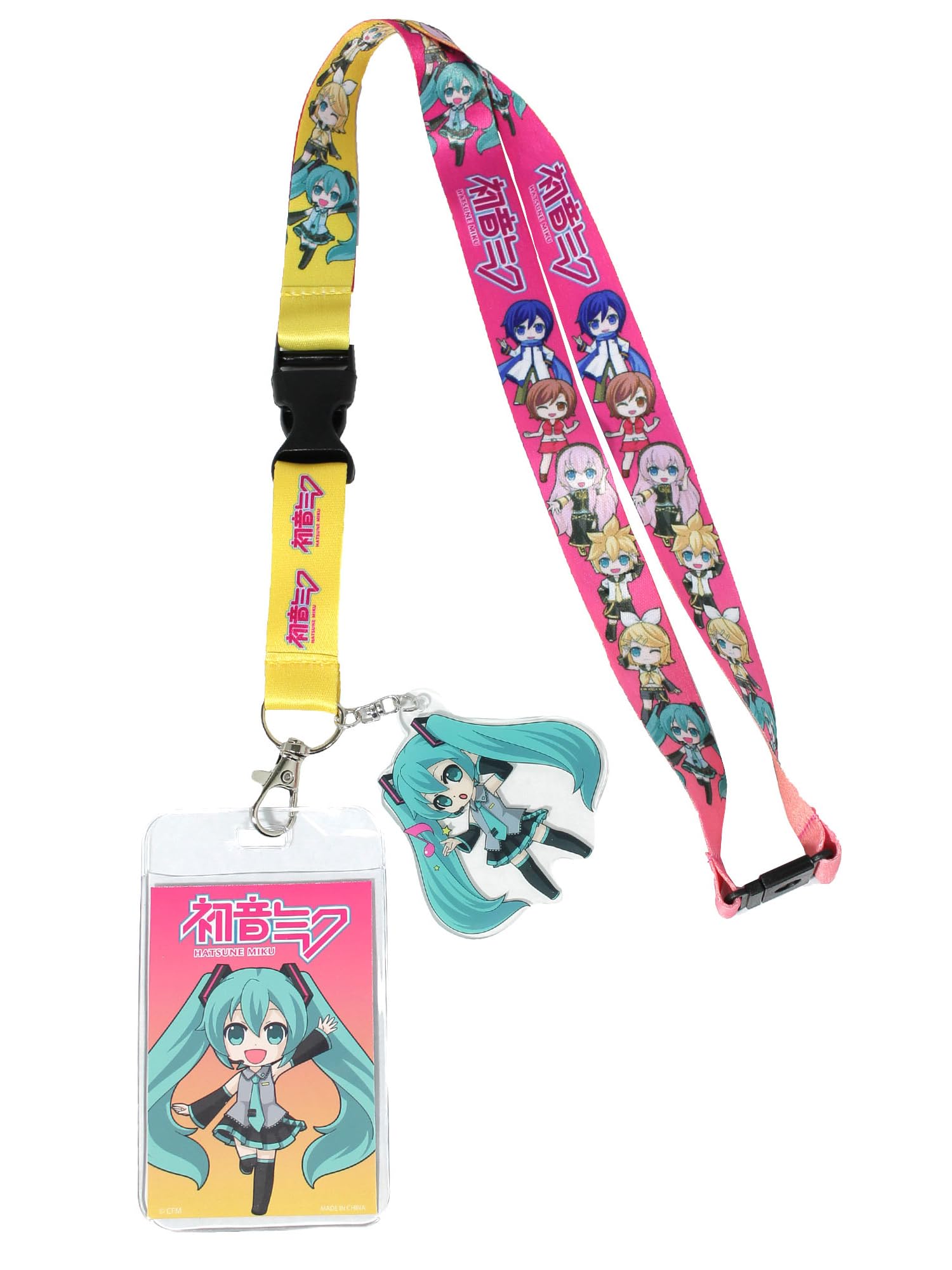 アクセサリー miku Amazon.com : Hatsune Miku Crypton Voice ID Badge Holder Breakaway